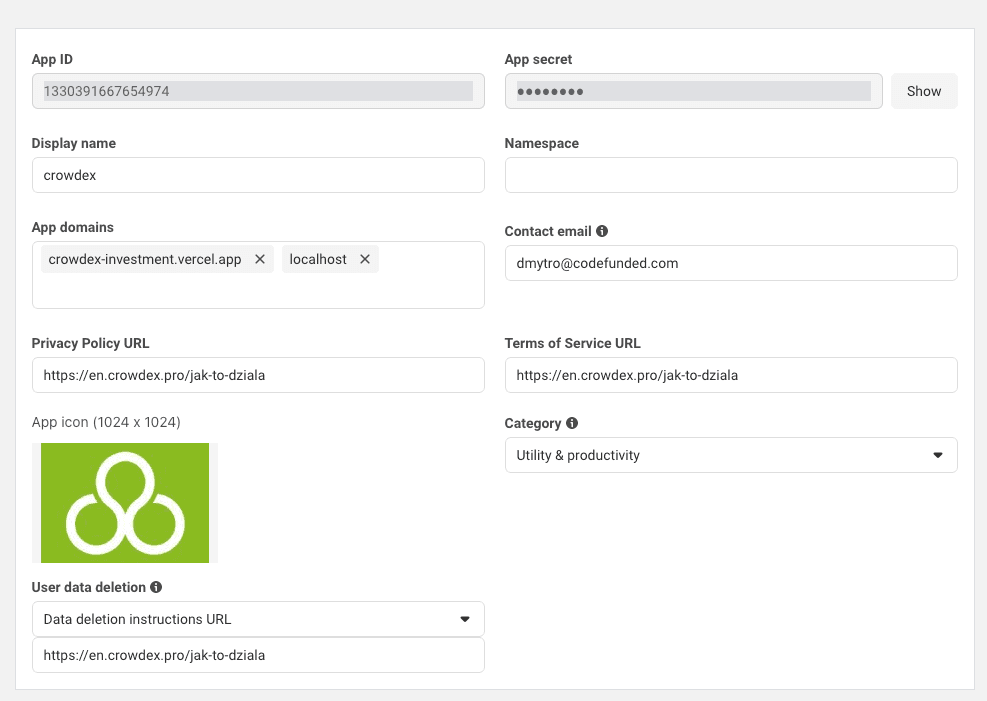 Facebook OAuth Client